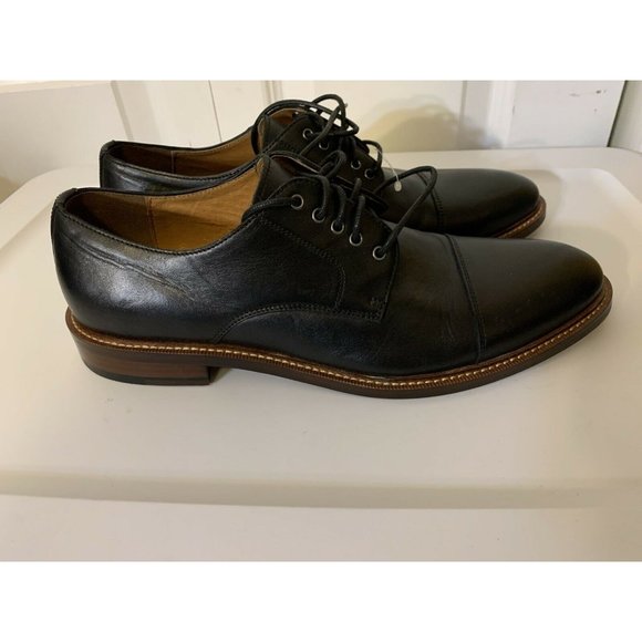 Blake McKay Men\'s Sz 8.5 Cap Toe Oxford‎ Black Dress Shoe main image 4